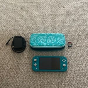 Nintendo Switch Lite with Animal Crossing Case